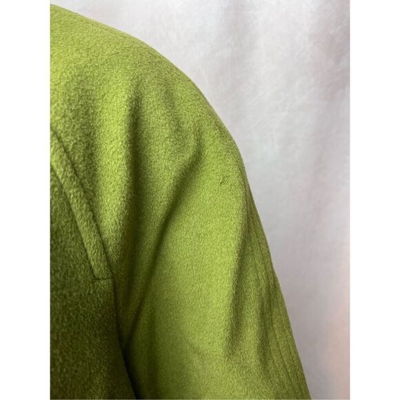 Vintage 1990s Plus Size Oscar de La Renta Wool Blend Overcoat - Picture 5 of 13